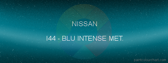 Nissan paint I44 Blu Intense Met.