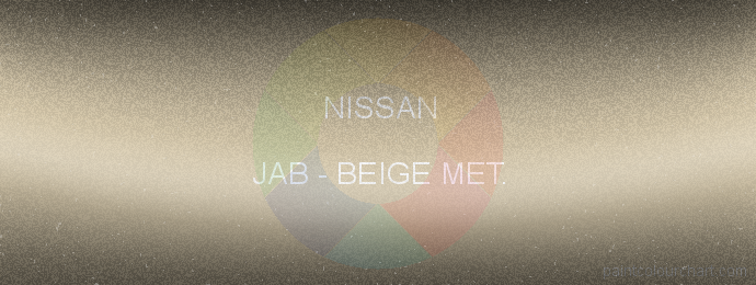 Nissan paint JAB Beige Met.