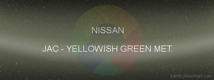 Nissan paint JAC Yellowish Green Met.
