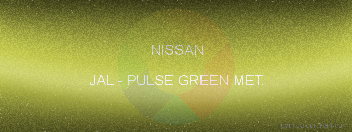 Nissan paint JAL Pulse Green Met.