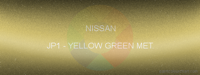 Nissan paint JP1 Yellow Green Met.