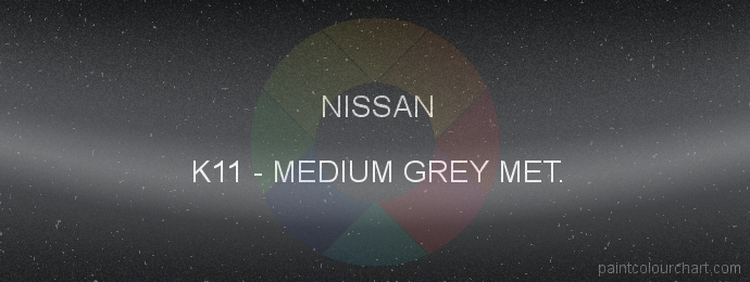 Nissan paint K11 Medium Grey Met.