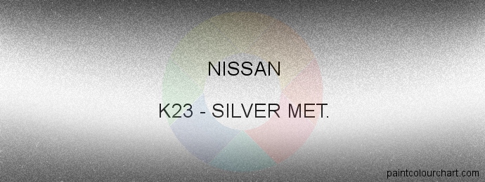 Nissan paint K23 Silver Met.