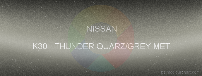 Nissan paint K30 Thunder Quarz/grey Met.