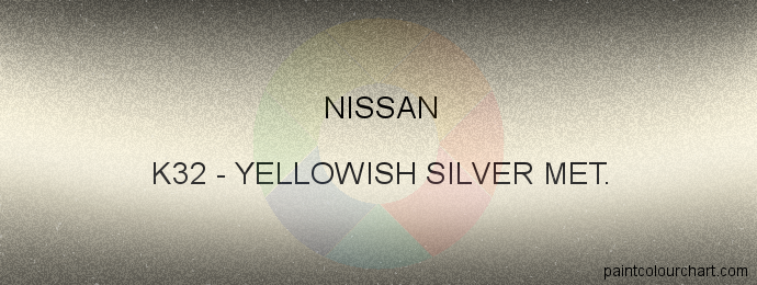 Nissan paint K32 Yellowish Silver Met.