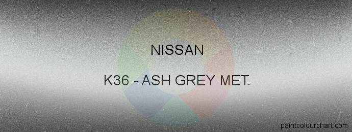 Nissan paint K36 Ash Grey Met.