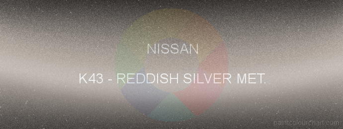 Nissan paint K43 Reddish Silver Met.