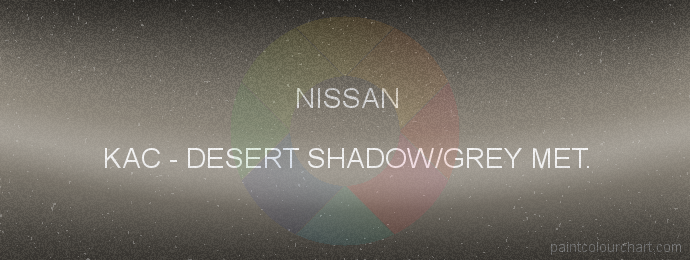 Nissan paint KAC Desert Shadow/grey Met.