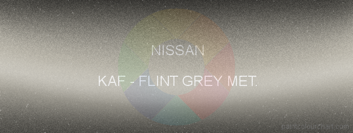 Nissan paint KAF Flint Grey Met.