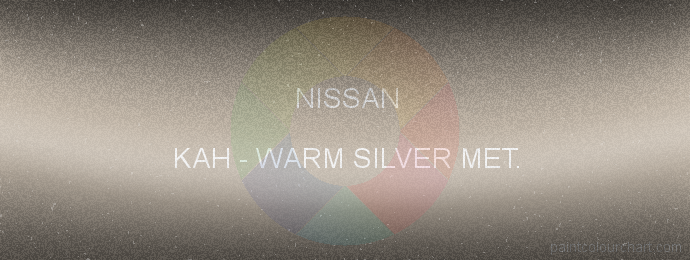 Nissan paint KAH Warm Silver Met.