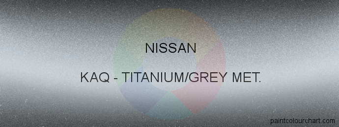 Nissan paint KAQ Titanium/grey Met.
