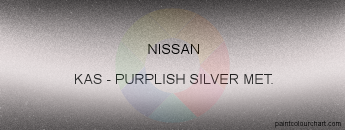 Nissan paint KAS Purplish Silver Met.