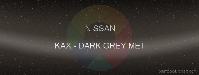 Nissan paint KAX Dark Grey Met