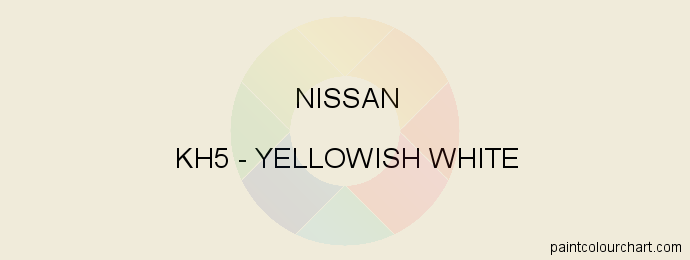 Nissan paint KH5 Yellowish White