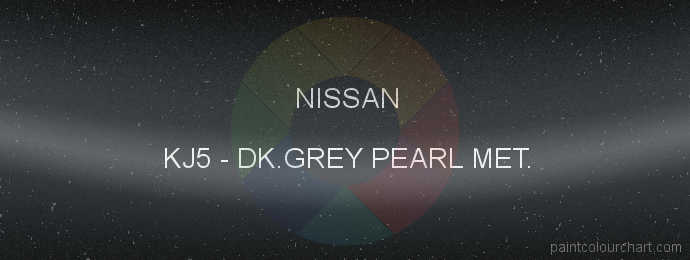 Nissan paint KJ5 Dk.grey Pearl Met.