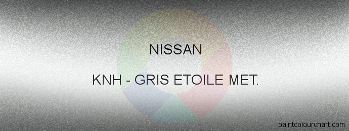 Nissan paint KNH Gris Etoile Met.