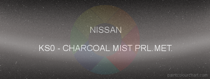 Nissan paint KS0 Charcoal Mist Prl.met.