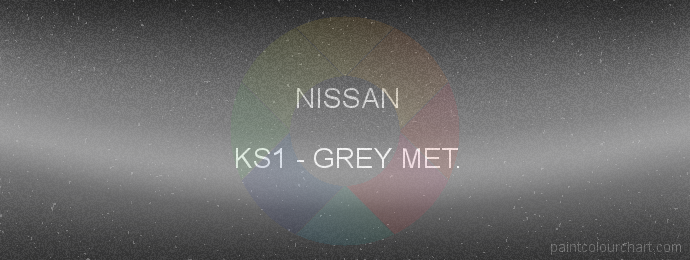 Nissan paint KS1 Grey Met.