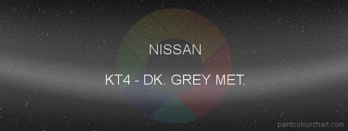 Nissan paint KT4 Dk. Grey Met.