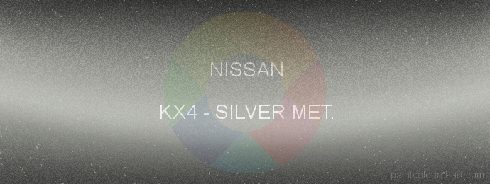 Nissan paint KX4 Silver Met.