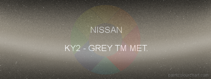 Nissan paint KY2 Grey Tm Met.