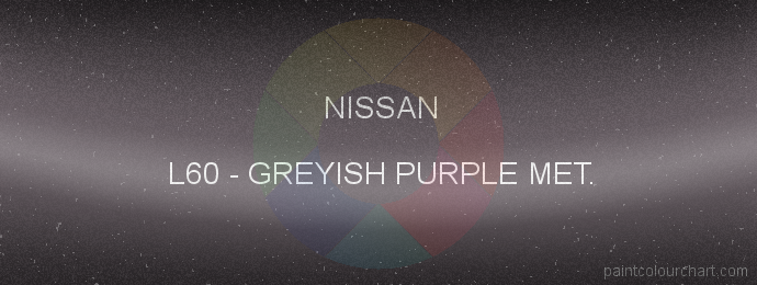 Nissan paint L60 Greyish Purple Met.