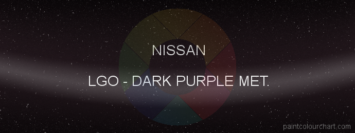 Nissan paint LGO Dark Purple Met.