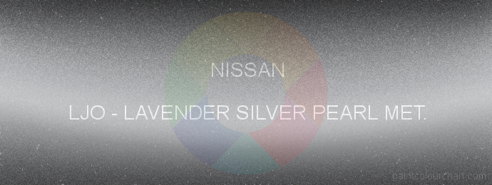 Nissan paint LJO Lavender Silver Pearl Met.