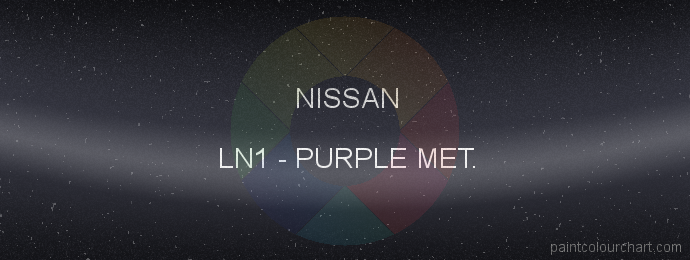 Nissan paint LN1 Purple Met.