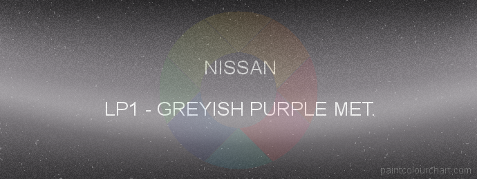 Nissan paint LP1 Greyish Purple Met.