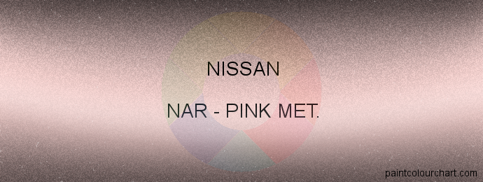 Nissan paint NAR Pink Met.
