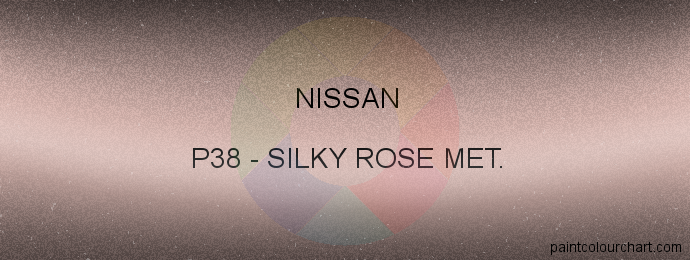 Nissan paint P38 Silky Rose Met.