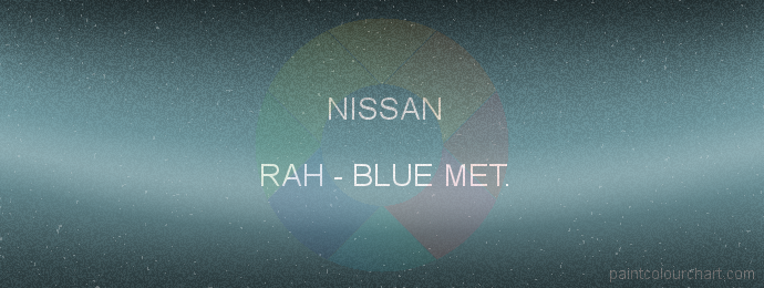 Nissan paint RAH Blue Met.
