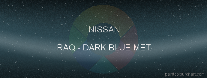 Nissan paint RAQ Dark Blue Met.