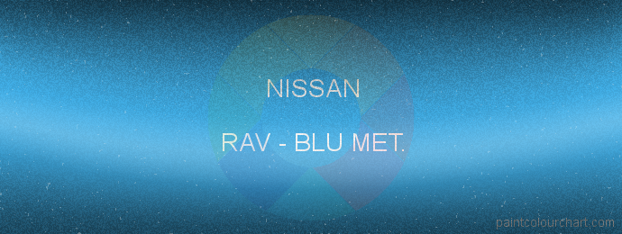 Nissan paint RAV Blu Met.