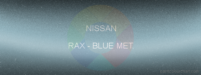 Nissan paint RAX Blue Met.
