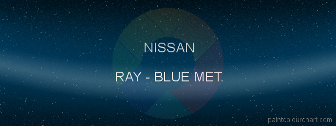 Nissan paint RAY Blue Met.
