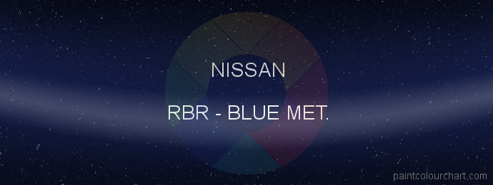 Nissan paint RBR Blue Met.