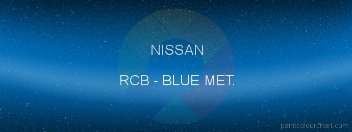 Nissan paint RCB Blue Met.