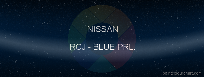 Nissan paint RCJ Blue Prl.