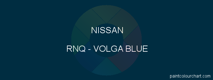 Nissan paint RNQ Volga Blue