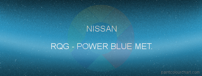Nissan paint RQG Power Blue Met.
