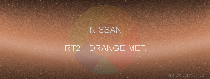 Nissan paint RT2 Orange Met.