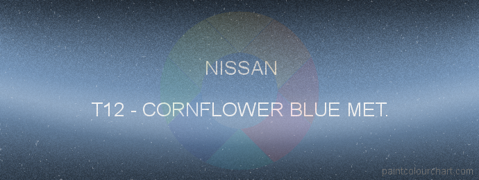 Nissan paint T12 Cornflower Blue Met.