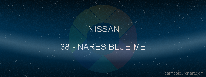 Nissan paint T38 Nares Blue Met