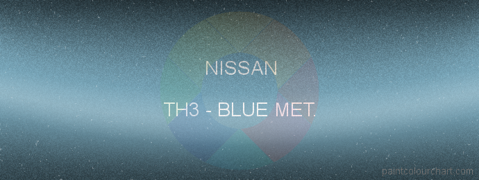 Nissan paint TH3 Blue Met.