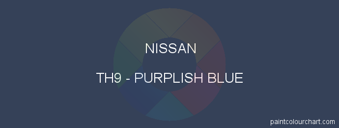 Nissan paint TH9 Purplish Blue