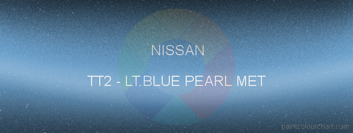 Nissan paint TT2 Lt.blue Pearl Met