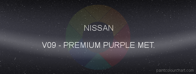 Nissan paint V09 Premium Purple Met.