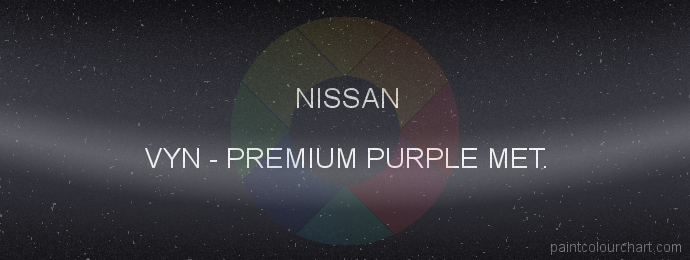 Nissan paint VYN Premium Purple Met.